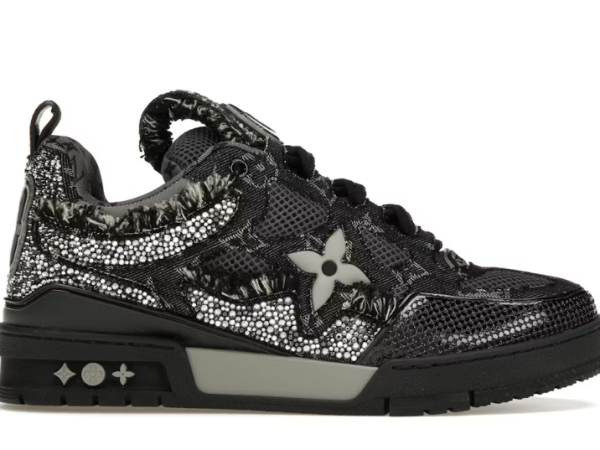 Louis Vuitton Skate -Black Swarovski Monogran-
