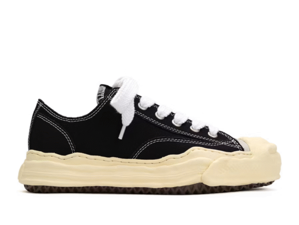 Maison Mihara Yasuhiro Hank Suela Vintage Canvas Low -Black-