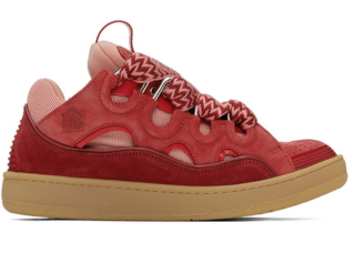 Lanvin Red Curb Leather