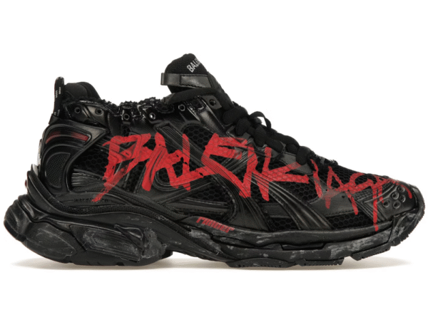 Balenciaga Runner Graffiti Black & Red